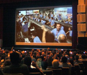 The moment of landing