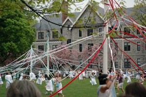 Bryn Mawr college maypoles