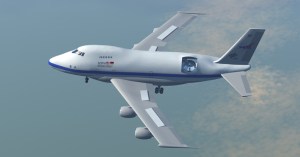 SOFIA with telescope