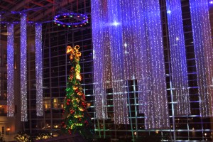 The atrium of the Gaylord National Resort