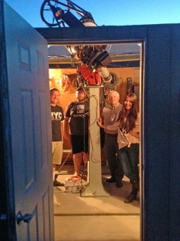 Our group at ROVOR (Left to Right): Matt McNeff, Chuck Honick, Dr. J. Ward Moody, Angel Ritter