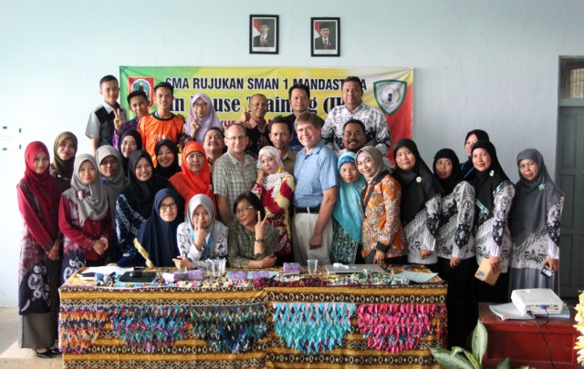 Craig and David with PD group