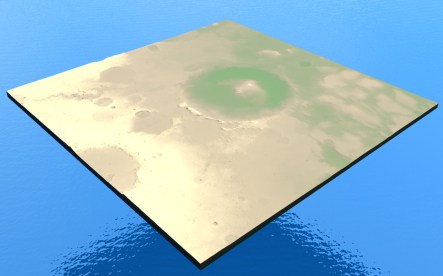 Gale crater 3D