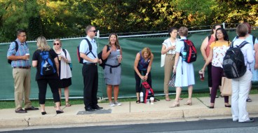 Group waiting for bus 2