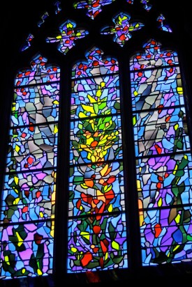 Stain glass-blues-Natl Cathedral