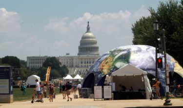World tent and Capitol